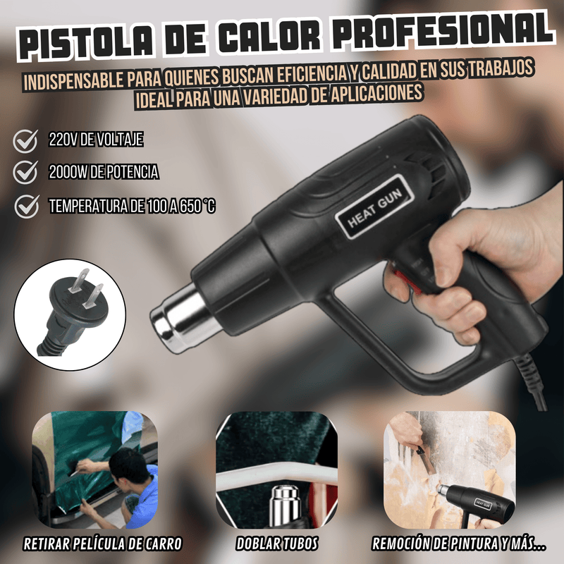 PISTOLA DE CALOR PROFESIONAL