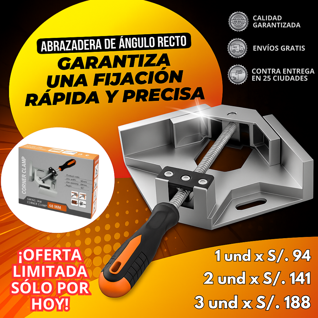 Abrazadera de Angulo Recto 90°
