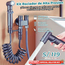 Kit Rociador de Alta Presión con Válvula Dual de Acero Inoxidable